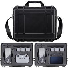 Futrālis DJI Air 2S/Mini 3/Mini 4 Pro Fly More Combo, ūdensnecaurlaidīgs cieto apvalku soma DJI dronu piederumu uzglabāšanai, dji air 2s case