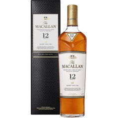 Macallan 12 Jahre, Sherry Oak, Single Malt Scotch Whisky, mit Geschenkverpackung, Noten von Trockenfrüchten, Gewürzen und Eiche, 40% Vol, 700ml Einzelflasche