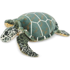 Melissa & Doug Jūras bruņurupucis - plīša rotaļlieta | Mīkstā rotaļlieta | Dzīvnieks | Visiem vecumiem | Dāvana zēnam vai meitenei