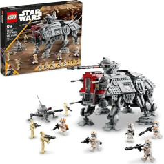 LEGO Star Wars at-TE Walker 75337 rotaļlietu konstruktoru komplekts Jautra dāvana bērniem vecumā no 9 gadiem Komplektā ietilpst komandieris Kodijs, 212. klona šautene, 3 212. klona karavīri un 3 kaujas droidi (1 082 detaļas)