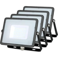 ZONE LED komplekts - LED āra prožektors, 30 W, 6400 K Cool White, 2400 lūmeni, IP65, LED prožektors, ūdensizturīgs prožektors, āra apgaismojums, āra prožektors dārzam, garāžai, pagalmam, durvīm, gaitenim