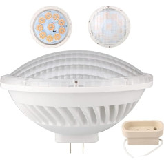 BAOMING dimmbar PAR56 LED Leuchtmittel 26W 24 Grad Abstrahlwinkel AC 200~240 V mit GX16D Mogul Ende Zinken Boden für Halogen 300 W replacement-warm weiß 2700 K ~ 3000 K