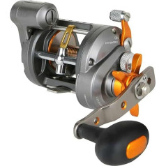 Angelrollen Angelrolle Coldwater Line Counter Reel Vollcarbonit Bremssystem Leichter Korrosionsbeständiger Rahmen Baitcasting Rolle Karpfenrolle (Krāsa : 303, Izmērs : kreisā roka)