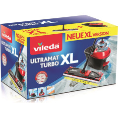 Ultramax Turbo XL rotācijas plakano mopu komplekta kaste