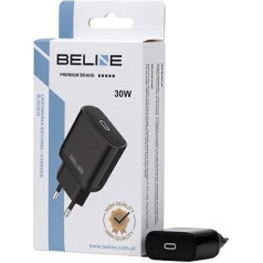 30W usb-c pd 3.0 tīkla lādētājs bez kabeļa, melns