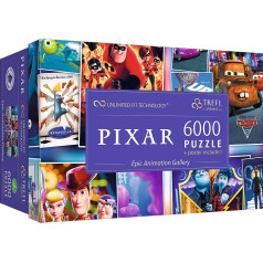 Puzzle 6000 elementi Disney pixar kolekcija