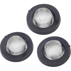 LXYTT 10 Stück Filternetz, Garten-Duschschlauch, Silikon-Gummi-Unterlegscheiben, Filternetz-Ersatz for Waschmaschine, Wasserhahn-Dichtung, Duschkopf-Zubehör(A)