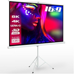 ESMART Profesionāls MISATI ekrāns ar statīvu 175 cm Attēls 160 x 90 cm (72