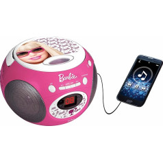 Lexibook Barbie Stereo radio un CD atskaņotājs rozā krāsā