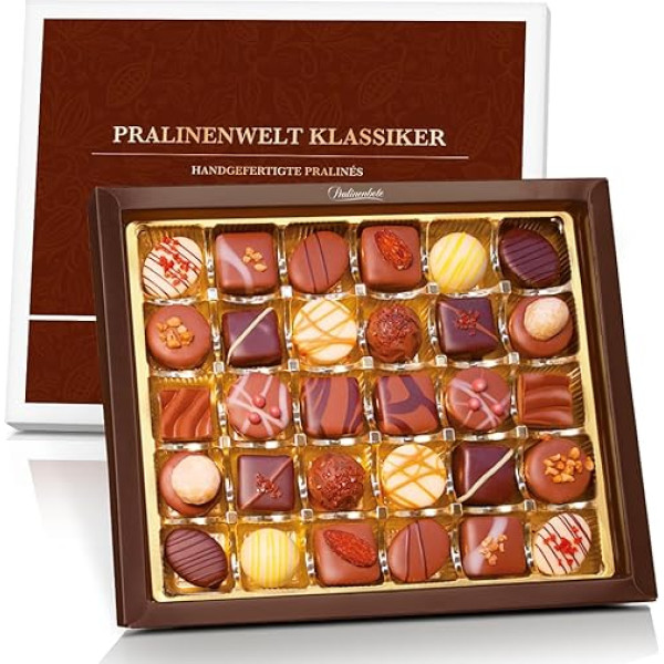 Pralinenbote - Pralinenwelt Classic ar 30 ar rokām gatavotiem šokolādes izstrādājumiem Chocolatiers