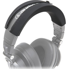 WC BandZ ATH - uzlabots austiņu pārvalks Audio Technica ATH M50X / M50XBT / M50 / M40X / M40 / M40 / M40FS / M30X / M30 / M20X / MSR7, Wicked Cushions | Black