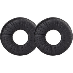 NIYATA 2 Pack Ādas austiņu vāciņi Sony MDR-ZX100 ZX110 ZX300 V150 austiņu ausu vāciņi priekš Sony Comfortable Quiet 70mm