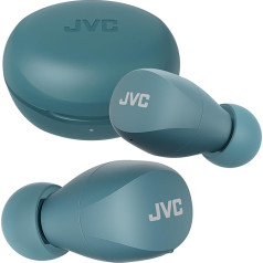 JVC HA-A6T Gumy Mini bezvadu Bluetooth austiņas, 23 stundu akumulators, ātrā uzlāde, skārienvadība, IPX4 (zaļas)