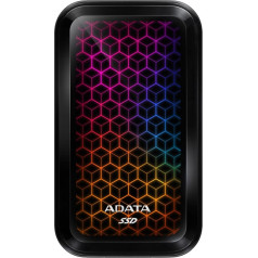 ssd ārējais se770 2tb usb3.2-a/c rgb