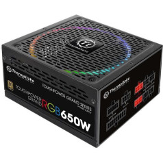 Toughpower grand rgb 650w modulārais barošanas bloks (80+ gold, 4xpeg, 140mm)