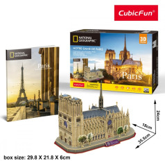 Puzzle 3d Notre Dame national geographic