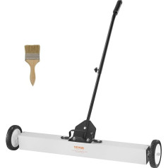 VEVOR Magnetic Broom Magnetic Sweeper 77-113 cm, Magnetic Sweeper Magnetic Broom Magnetic Broom Magnetic Lifter 24.9 kg Magnetic Force Magnetic Chip Collector Floor Sweeper Sweeper