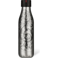 Les Aristes Paris A-8143 Ūdens pudele Bottle Up, nerūsējošais tērauds, 500 ml, tetovējums