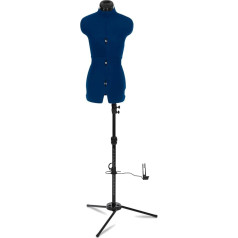Adjustoform FG801 Sew Deluxe 8 gabaliņu regulējama kleitas forma, neilona, safīra zila, īpaši maza (Apvienotās Karalistes kleitu izmērs 2-10)