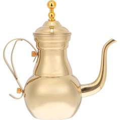 Healeved Metal Coffee Pot, Arabic Coffee Pot, Turkish Teapot, Coffee Kettle, Coffee Kettle, Tea Kettle, Stove, Whistle, Coffee Maker, Pourer, Coffee Pourer, Coffee Pourer, Multifunctional Coffee Pot,