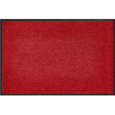 andiamo Super Verdi paklājs iekštelpām un slēgtām telpām ar neslīdošu pamatni, piemērots mazgāšanai veļas mašīnā - sarkans, 90 x 120 cm