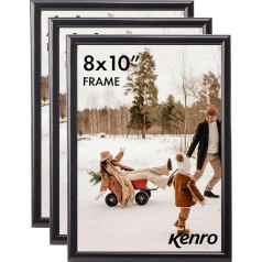 Kenro Frisco melns plastmasas sienas vai brīvi stāvošs fotorāmis