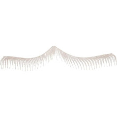 BELLIFFY Bling Fringe Trim Šūšana Amatniecība Metāla Rhinestone Fringe Trim Sudraba Rhinestones Apģērbu apdares kaklarota