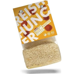 REISHUNGER Organic Blitz-Risotto Ready Mix Milanese ar safrānu (8 x 250 g) - vegāns un bez lipekļa - pieejams daudzās šķirnēs un izmēros