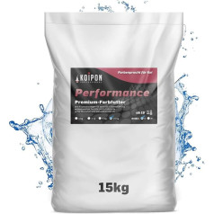 KOIPON Performance Koi barība vasarai, peldoša, 6% spirulīna, barība dīķim, 3 vai 6 mm granulas, Koi barība piemērota kā barība zelta zivtiņām (15 kg (3 mm granulas))