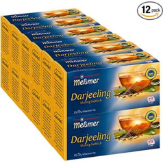 Meßmer Finest Darjeeling 12 gab. iepakojums (12 x 25 x 1,75 g iepakojums)