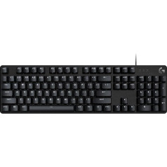 Logitech G413 SE mehāniskā spēļu klaviatūra - ar aizmugurējo apgaismojumu, franču AZERTY izkārtojums - melna