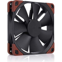 Noctua ventilators ar fokusētu plūsmu un SSO2 gultni, mazumtirdzniecības dzesēšana NF-F12 iPPC 3000 PWM