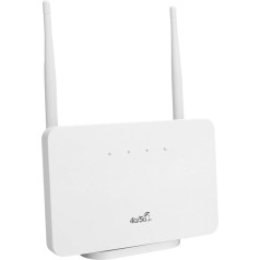 4G WiFi rūteris Mobilais portatīvais bezvadu WAN + LAN pieslēgvieta Atbalsta SIM karti Windows 110-240V Atbalsta 32 lietotājus vienlaicīgi (ES)