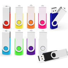 MAKACTUA USB zibatmiņas disks 2.0 Memory Stick 16 GB 10 gab. iepakojumā