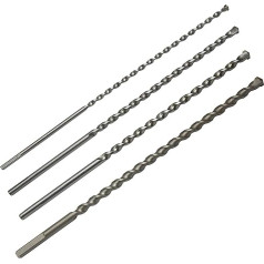 CVBFGH 300 mm liela spirālveida spirāle Mauerwerk, Beton, Dreieckschaft, 6/8/10/12 mm, Spirālveida spirāle Eindringen in die Wand, Elektrowerkzeug(12x350mm)