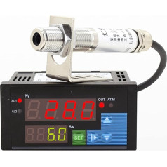 Jieotwice infrasarkano staru temperatūras kontrolieris, bezkontakta tiešsaistes infrasarkano staru termometrs, sensors 4-20mA (0-300 grādi)