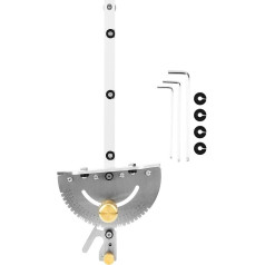 Miter Gauge, High Precision Table Saw Tool with 3 Wrenches for Table Saw, Band Saw, Router Table, Disc Sander, Belt Sander