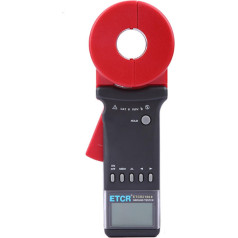 Stromzangenmessgerät, Clamp Erdungswiderstand Tester 0,01-1200 Ohm 0.00mA-20.0A ETCR2100C +,Professioneller Mikrostromtester