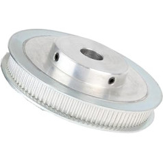 3-Mode-100T Aluminium-Riemenscheibe, Bogenzahn, BF-förmige Öffnung, 8/10/12/15/20 mm, Riemenscheibe aus Gummi, Breite 10 mm(10x3x1,4 mm)