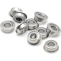 F606ZZ Lodīšu gultņi ar atloku 6 x 17 x 6 mm 10 gab. iepakojumā