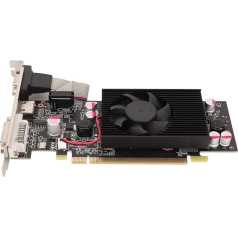 GT210 1 GB DDR2 64 bitu grafiskā karte, piemērota DirectX10.1 datorspēlēm, atbalsta PCI Express X16 2.0 DVI VGA HD multivides interfeisu