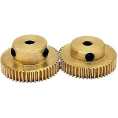 5 gabali Vara zobratu misiņa 0,5 forma 16 17 18 19 20 30 zobu caurums 7 mm caurums Precīzs 3D printera kodētājs Micro Small Modulis (25 zobi)