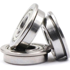 Flanschlager F686ZZ LF1360 F686-2RS 6 * 13 * 5, F698ZZ / RF1980ZZ 8 * 19 * 6 mm, F6800ZZ LF1910ZZ 10 * 19 * 5 10PCS(F6800ZZ)