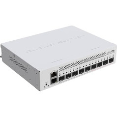 Mikrotik mākoņdatora maršrutētājs 310-1G-5S-4S+IN ar RouterOS L5 licenci CRS310-1G-5S-4S+IN