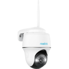 Reolink akumulatora drošības kamera, āra, WLAN, 355°/140° pagriežama, bezvadu, 1080p HD IP kamera ar PIR kustības sensoru, Starlight Night Vision, divvirzienu audio, Argus PT