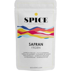 Spice Premium safrāna diegi, 10 g - īsti safrāna diegi, augstas kvalitātes safrāna garšviela īpašiem receptiem, bez piedevām un augstākās kvalitātes.