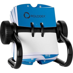 Rolodex vizītkaršu paplāte melna, liela