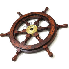 Nautical Wooden Ship Wheel 24