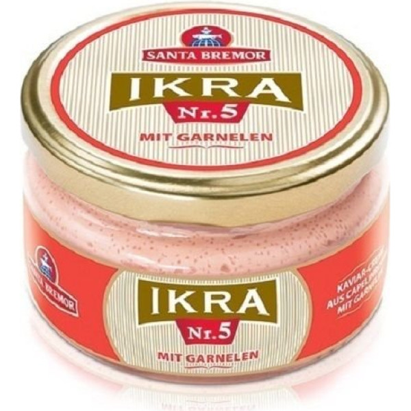 Kaviāra krēms ar garneļu kapelīna ikriem Nr. 5 180 g