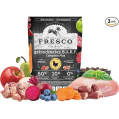 Fresco Dog Dry Raw Food Complete Plus Chicken 2,5kg iepakojuma izmērs